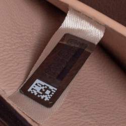 Pre Owned حقيبة كتف كلوي فايي جلد وجلد ثعبان رمادي صغيرة