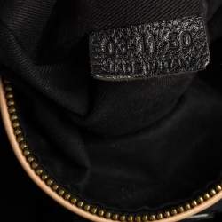 Pre Owned Chloe Black Python and Leather Medium Paraty Shoulder Bag