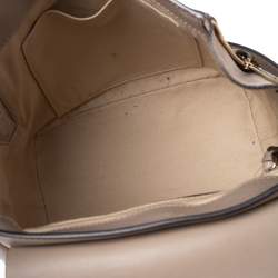 Chloe Grey Leather and Suede Medium Faye Backpack