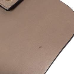 Chloe Grey Leather and Suede Medium Faye Backpack