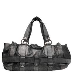 Pre Owned Chloe Silver Leather Kerala Equipped Satchel