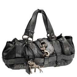 Pre Owned Chloe Silver Leather Kerala Equipped Satchel