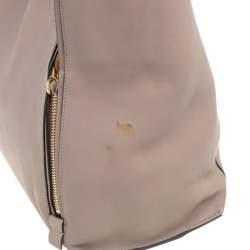 Pre Owned Chloe Beige-Brown Leather And Suede Milo Tote