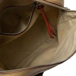 Pre Owned Chloe Light Cream Canvas and Leather Satchel