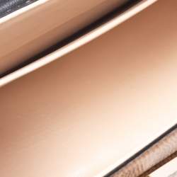 Pre Owned حقيبة كتف كلوي سالي صغيرة جلد وترتر كارونج بني