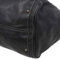 Pre Owned Chloe Black Leather Capsule Paddington Satchel