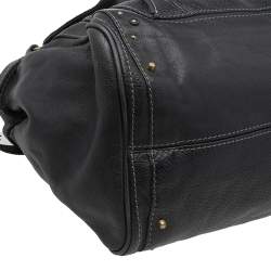 Pre Owned Chloe Black Leather Capsule Paddington Satchel
