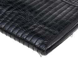 Pre Owned Chloe Black Leather Zip Pouch