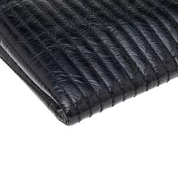 Pre Owned Chloe Black Leather Zip Pouch