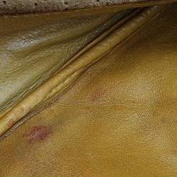 Pre Owned Chloe Yellow Leather Curcuma Perforated Kerala Satchel