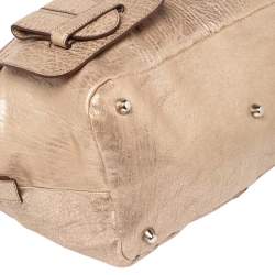 Pre Owned Chloe Gold Leather Saskia Satchel