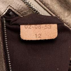 Pre Owned Chloe Gold Leather Saskia Satchel