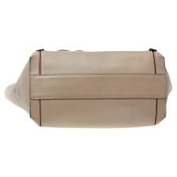 Pre Owned حقيبة يد توتس كلوي ميلو جلد وسويدي رصاصي/بني متوسطة 