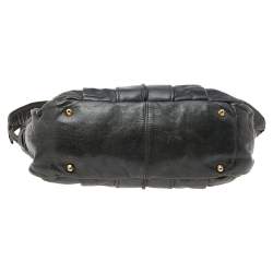 Pre Owned Chloe Green Leather Heloise Shoulder Bag