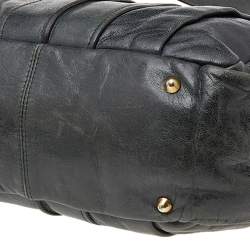Pre Owned Chloe Green Leather Heloise Shoulder Bag
