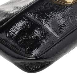 Pre Owned Chloe Black Patent Leather Elsie Clutch