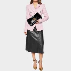 Pre Owned Chloe Black Patent Leather Elsie Clutch