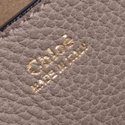 Pre Owned Chloe Grey Leather Medium Drew Shoulder Bag