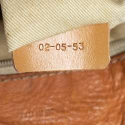 Pre Owned Chloe Orange Leather Medium Paddington Satchel