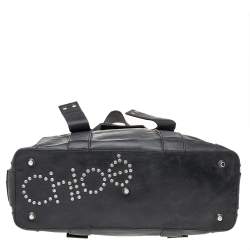 Chloe Black Leather Tote