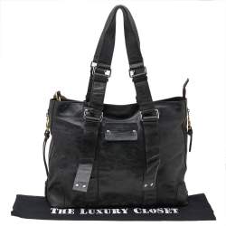 Chloe Black Leather Tote