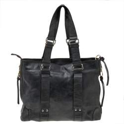 Chloe Black Leather Tote