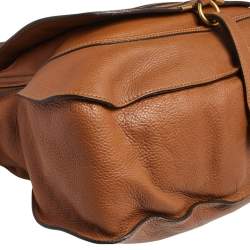 Pre Owned Chloe Brown Leather Large Marcie Satchel