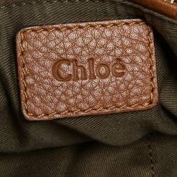 Pre Owned Chloe Brown Leather Large Marcie Satchel