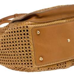 Chloe Tan Cut Out Python Wight Hobo