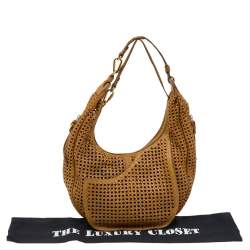 Chloe Tan Cut Out Python Wight Hobo