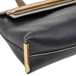 مملوكة مسبقًا Chloe Tri Color Leather Medium Clare Shoulder Bag