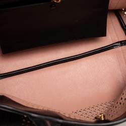 مملوكة مسبقًا حقيبة يد توتس كلوي اليسون ايست/ويست جلد مخرم أسود صغيرة