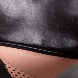 مملوكة مسبقًا حقيبة يد توتس كلوي اليسون ايست/ويست جلد مخرم أسود صغيرة