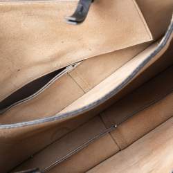 Pre Owned Chloé Black Leather and Suede Medium Faye Shoulder Bag