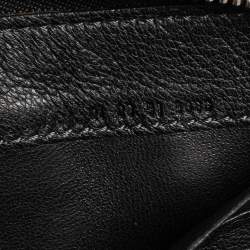 Pre Owned Chloe Black Leather Zip Around Paddington Wallet