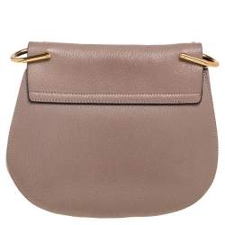 Pre Owned Chloe Grey Leather Medium Drew Shoulder Bag
