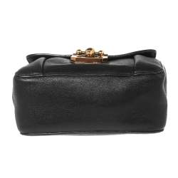 Pre Owned Chloe Black Leather Small Elsie Shoulder Bag