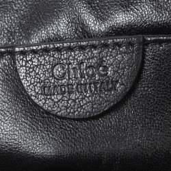 Pre Owned Chloe Black Leather Small Elsie Shoulder Bag