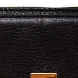 Pre Owned Chloe Black Leather Drew Continental Wallet