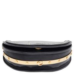 مملوكة مسبقًا حقيبة كروس كلوي نايل جلد أسود سوار ميناودير صغيرة 