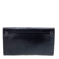 Chloe Black Python Bobbie Clutch