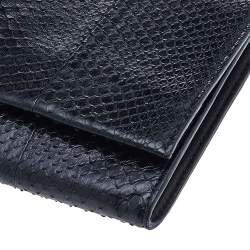Chloe Black Python Bobbie Clutch