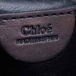 Chloe Black Python Bobbie Clutch