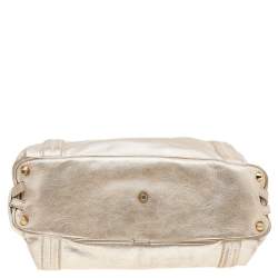 Pre Owned Chole Gold Leather Hobo
