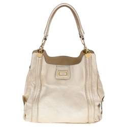 Pre Owned Chole Gold Leather Hobo