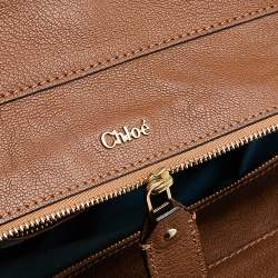 Pre Owned Chloe Brown Leather Satchel