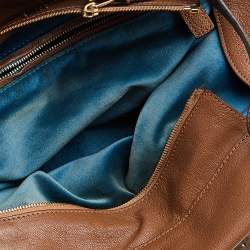 Pre Owned Chloe Brown Leather Satchel