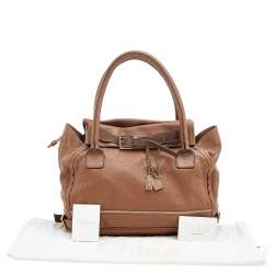 Pre Owned Chloe Brown Leather Satchel
