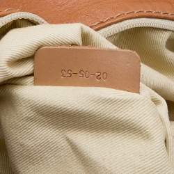 Pre Owned Chloe Rust Orange Leather Medium Paddington Satchel