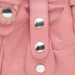 Pre Owned Chloe Pin Leather Silverado Satchel